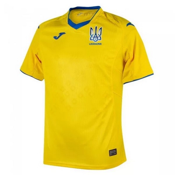 Tailandia Camiseta Ucrania Primera equipo 2021 Amarillo